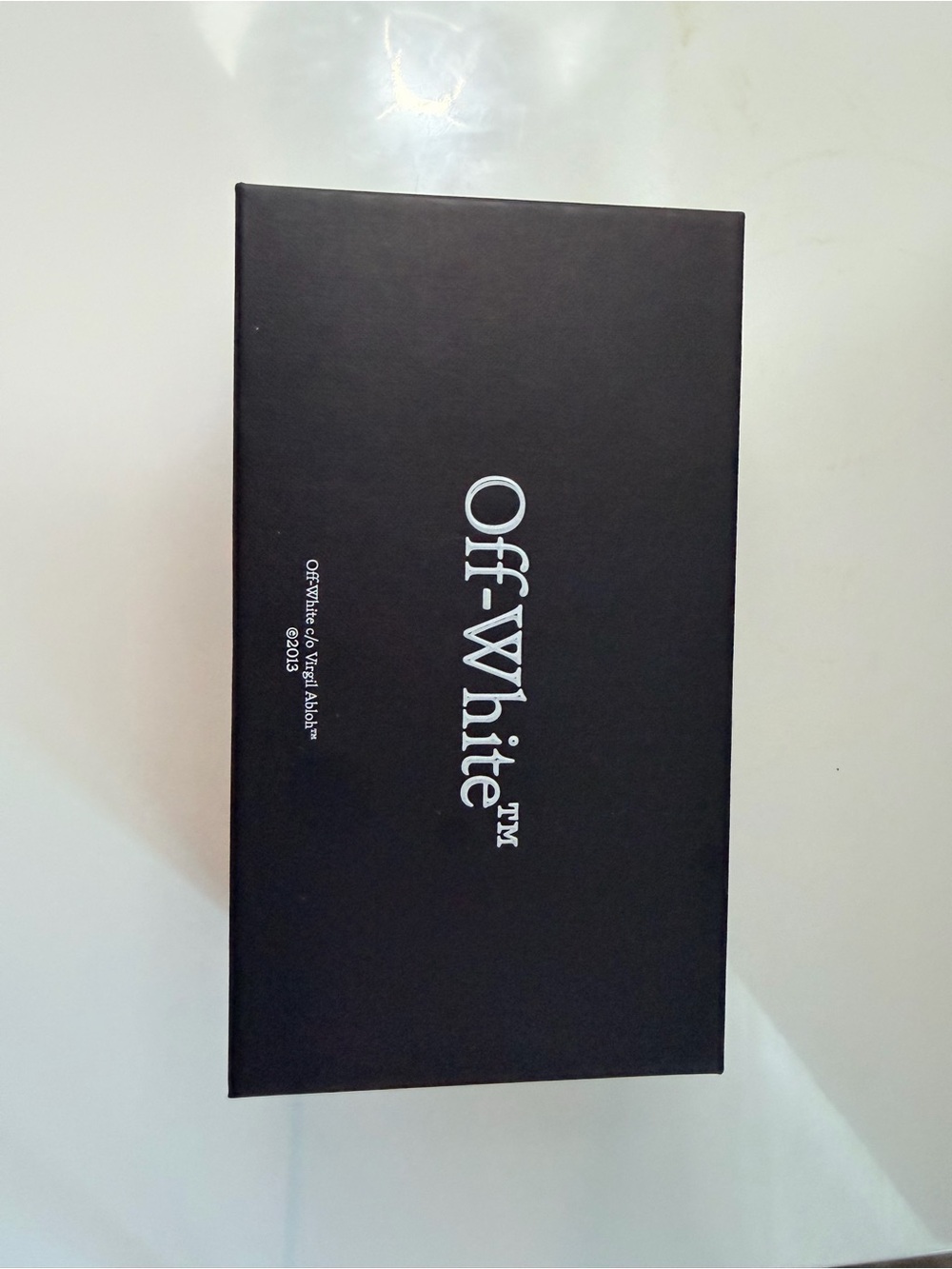 Off-White Black sunglasses come with VR/AR Accessory Box